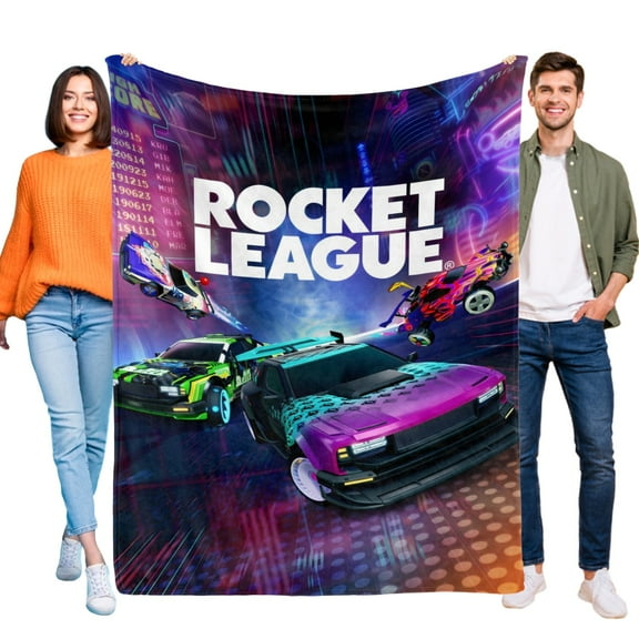 Rocket League-Anti-Pilling Flannel Blanket Soft Lightweight Plush Fuzzy Cozy Luxury Blanket for Home and Kitchen Use  Perfect for Kids and Adults 32''*48''(80cm*120cm)