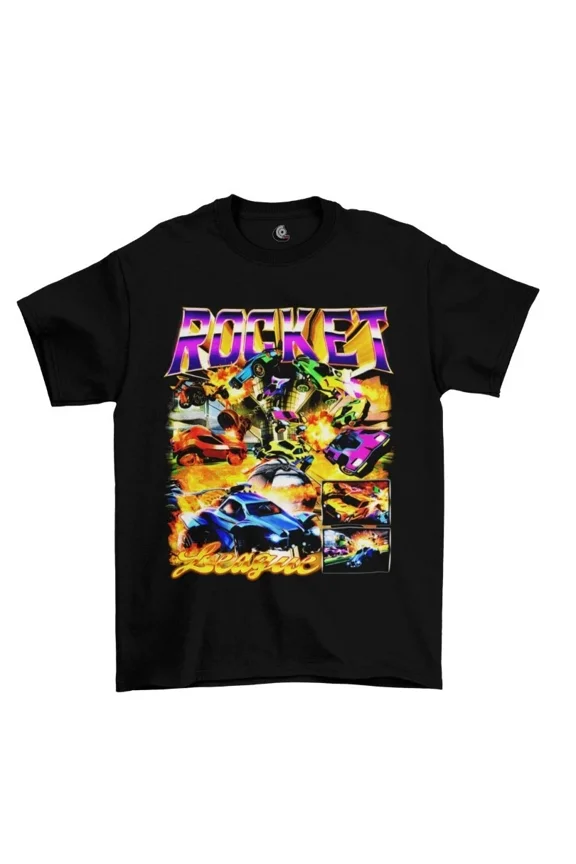Rocket League graphic Tee Unisex Short Sleeve Shirt S-5XL