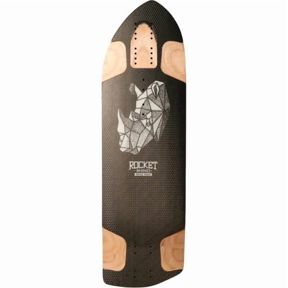 Rocket Longboards Downhill / Freeride ASYM Racetail (Goofy) Longboard Skateboard Deck - 8.5" x 30" (Deck Only)