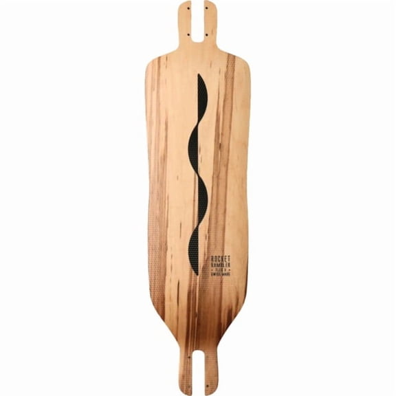 Rocket Longboards LDP Rambler V2 Flex I Longboard Skateboard Deck - 9.7" x 35.9" (Deck Only)