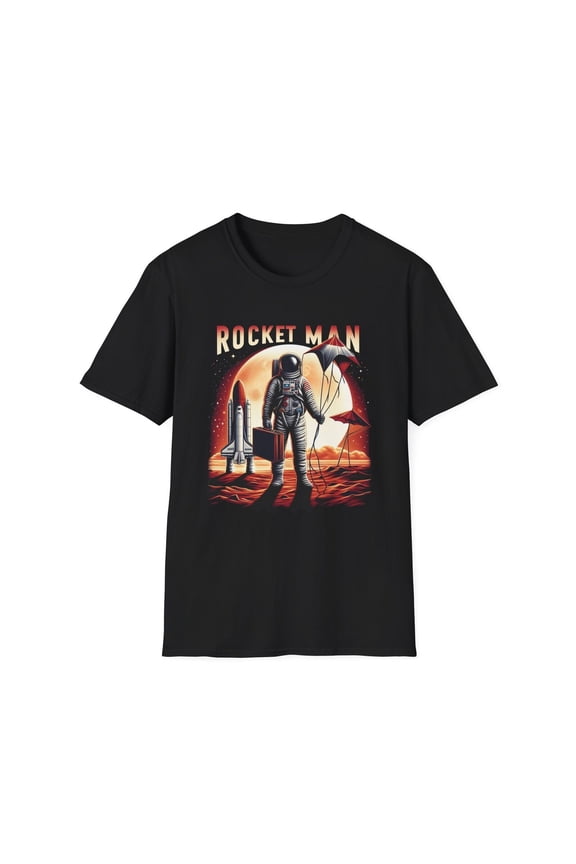 Rocket Man T-Shirt – Classic Rock Retro Tee