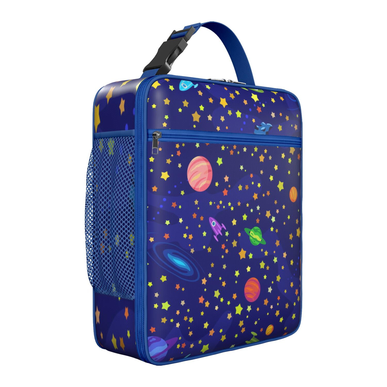 Rocket Nebula Alien Lunch Bag – Spacecraft Galaxy Starry Night Sky ...