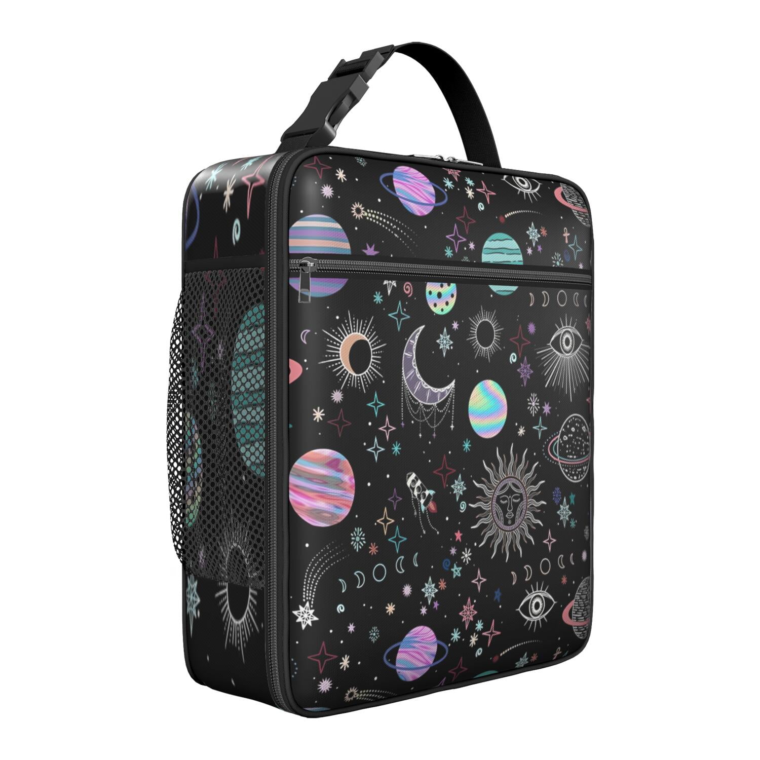 Rocket Nebula Alien Lunch Bag – Spacecraft Galaxy Starry Night Sky ...