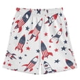 thumbnail image 1 of Rocket Pattern Athletic Shorts Breathable with Comfort Fit Drawstring Casual Sweatshorts Medium, 1 of 9