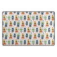 thumbnail image 1 of Rocket Pattern Memory Foam Area Rug 31"x20" Non Slip, Absorbent, Fade Proof for Living Room, Bedroom, Office, 1 of 7