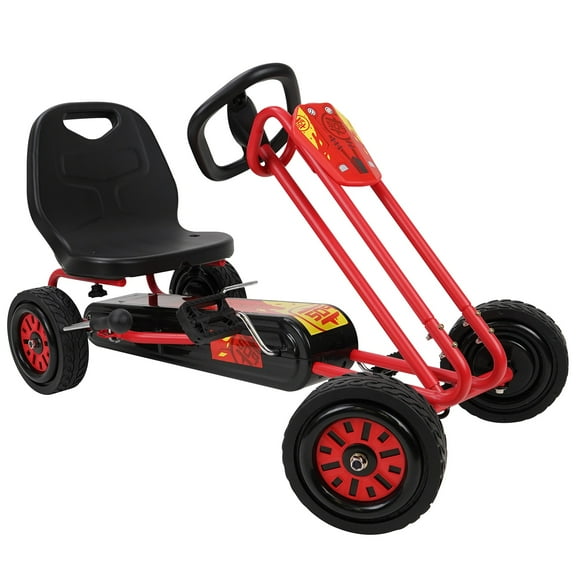 Rocket Pedal Go Kart, Red, Adjustable Seat, Children Ages 4+