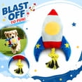 thumbnail image 1 of Rocket Pet Toys Rope Dog Toys Plush Dog Chew Toys Squeaky Pet Chew Toys for Puppy Oral Interactive Tug Play 1 Pack, 1 of 5