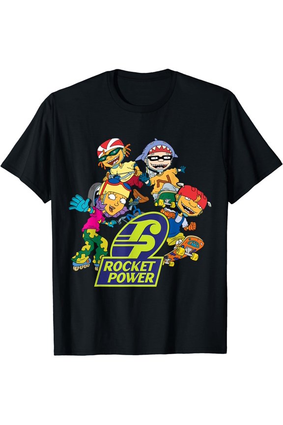 Rocket Power All Characters T-Shirt, Unisex T-Shirt