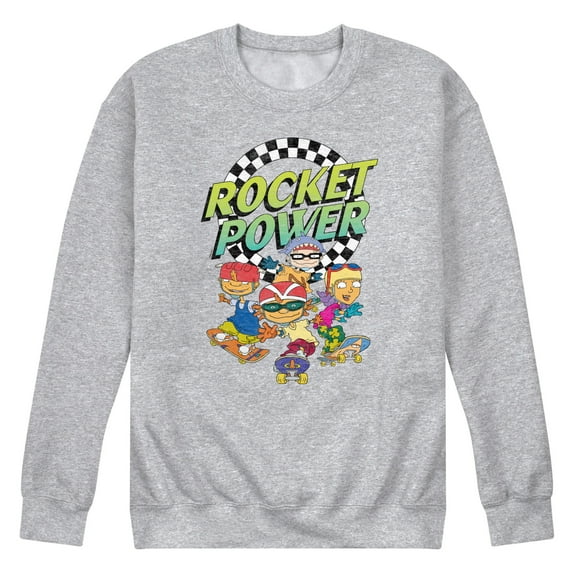 Rocket Power - Finish Line - Men's Crew Neck Fleece Pullover