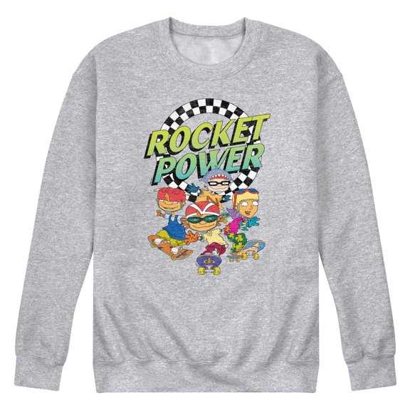 Rocket Power - Finish Line - Men's Crew Neck Fleece Pullover