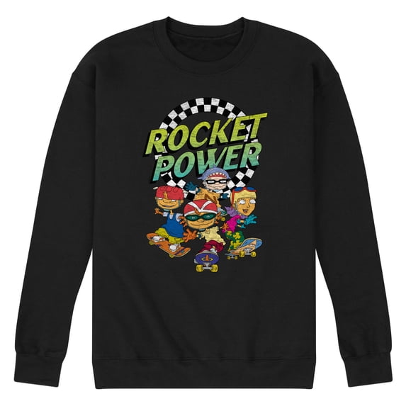 Rocket Power - Finish Line - Men's Crew Neck Fleece Pullover