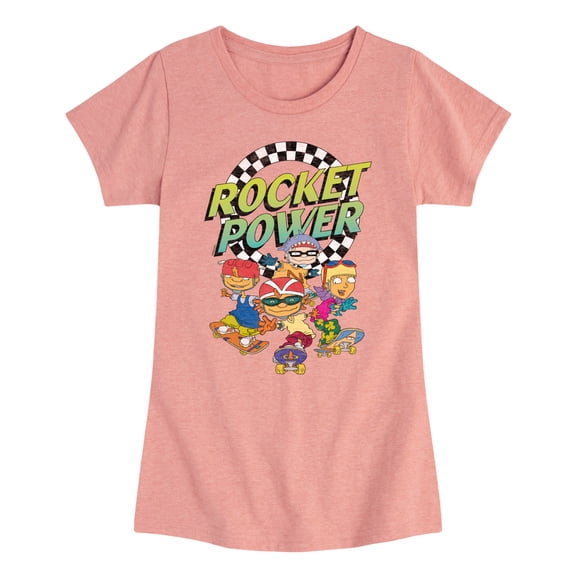 Rocket Power - Finish Line - Toddler And Youth Girls Short Sleeve Graphic T-Shirt