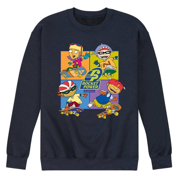 Rocket Power - Skate Life - Men's Crew Neck Fleece Pullover