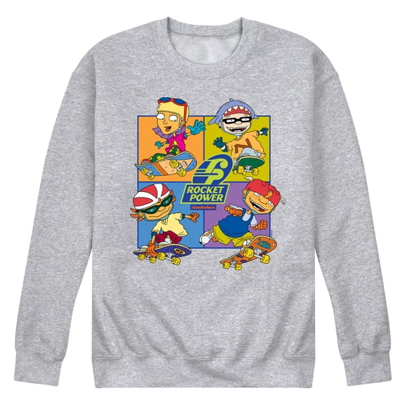 Rocket Power - Skate Life - Men's Crew Neck Fleece Pullover
