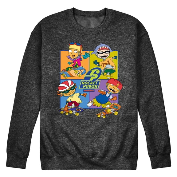 Rocket Power - Skate Life - Men's Crew Neck Fleece Pullover