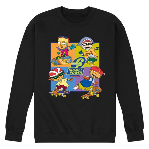 Rocket Power - Skate Life - Men's Crew Neck Fleece Pullover