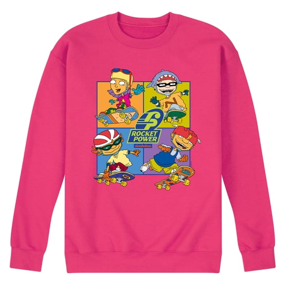 Rocket Power - Skate Life - Men's Crew Neck Fleece Pullover
