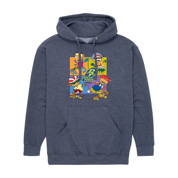 Rocket Power - Skate Life - Men's Pullover Hooded Fleece Sweatshirt