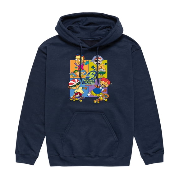Rocket Power - Skate Life - Men's Pullover Hooded Fleece Sweatshirt