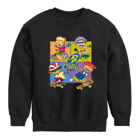 Rocket Power - Skate Life - Toddler And Youth Crewneck Fleece Sweatshirt