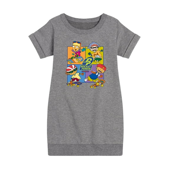 Rocket Power - Skate Life - Toddler And Youth Girls Fleece Dress