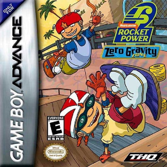 Restored Rocket Power: Zero Gravity Zone by THQ for Nintendo Parental Controls, GameBoy Advance, Action & Adventure