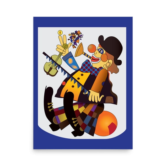 Rocket Prints Jim And Pam's Unmovable Clown Office Poster, 30 x 40