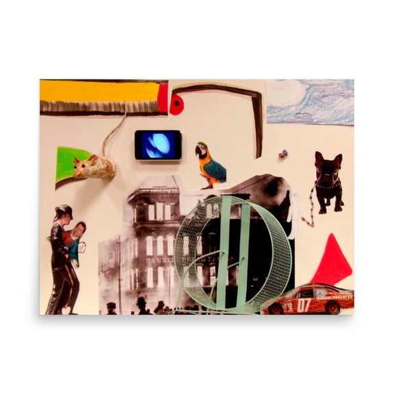 Rocket Prints The Parks Department Camel Mural Poster, 9 x 12