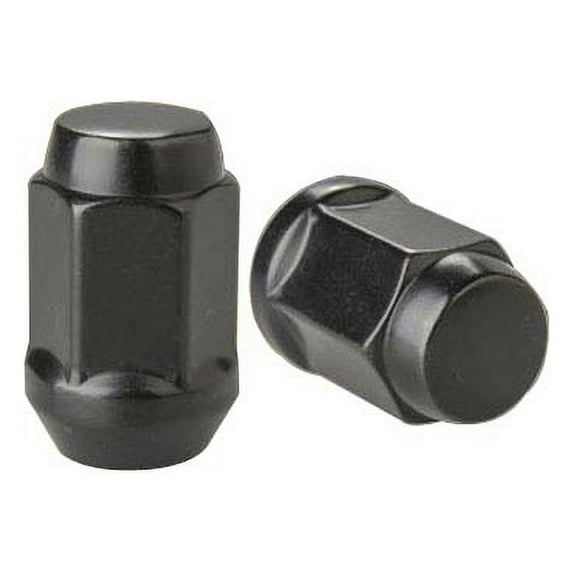 Rocket Racing Wheels C1704B-SET Standard Black Lugs, 1/2, Set of 20
