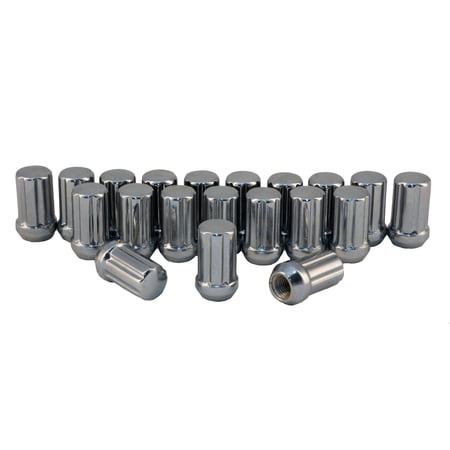 Rocket Racing Wheels C7007-SET 12mm 1.5 Spline Drive Lug Nut Set of 20