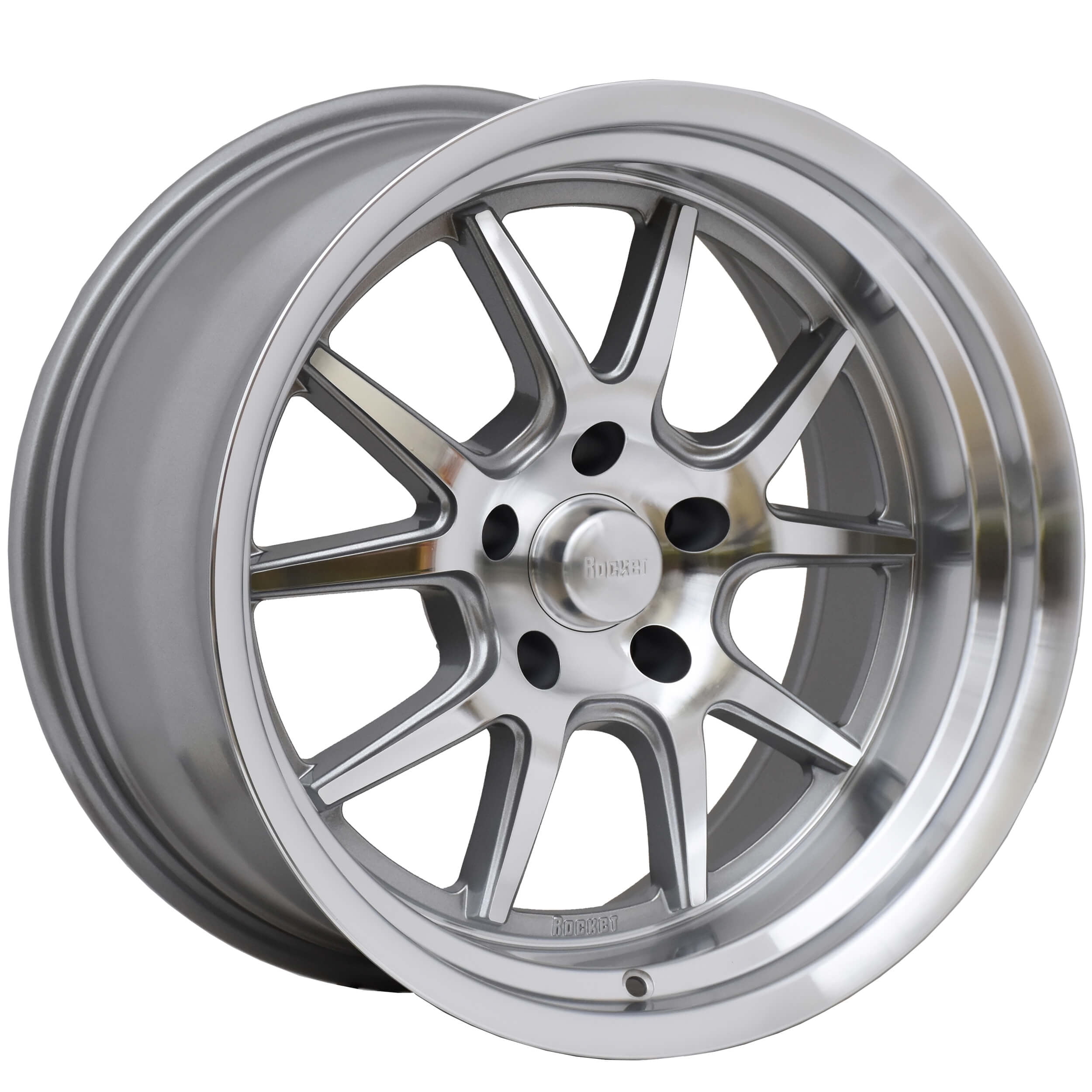 Rocket Racing Wheels TTR19-816150 18x10 Attack Machined 5x4.75 5.0 bs