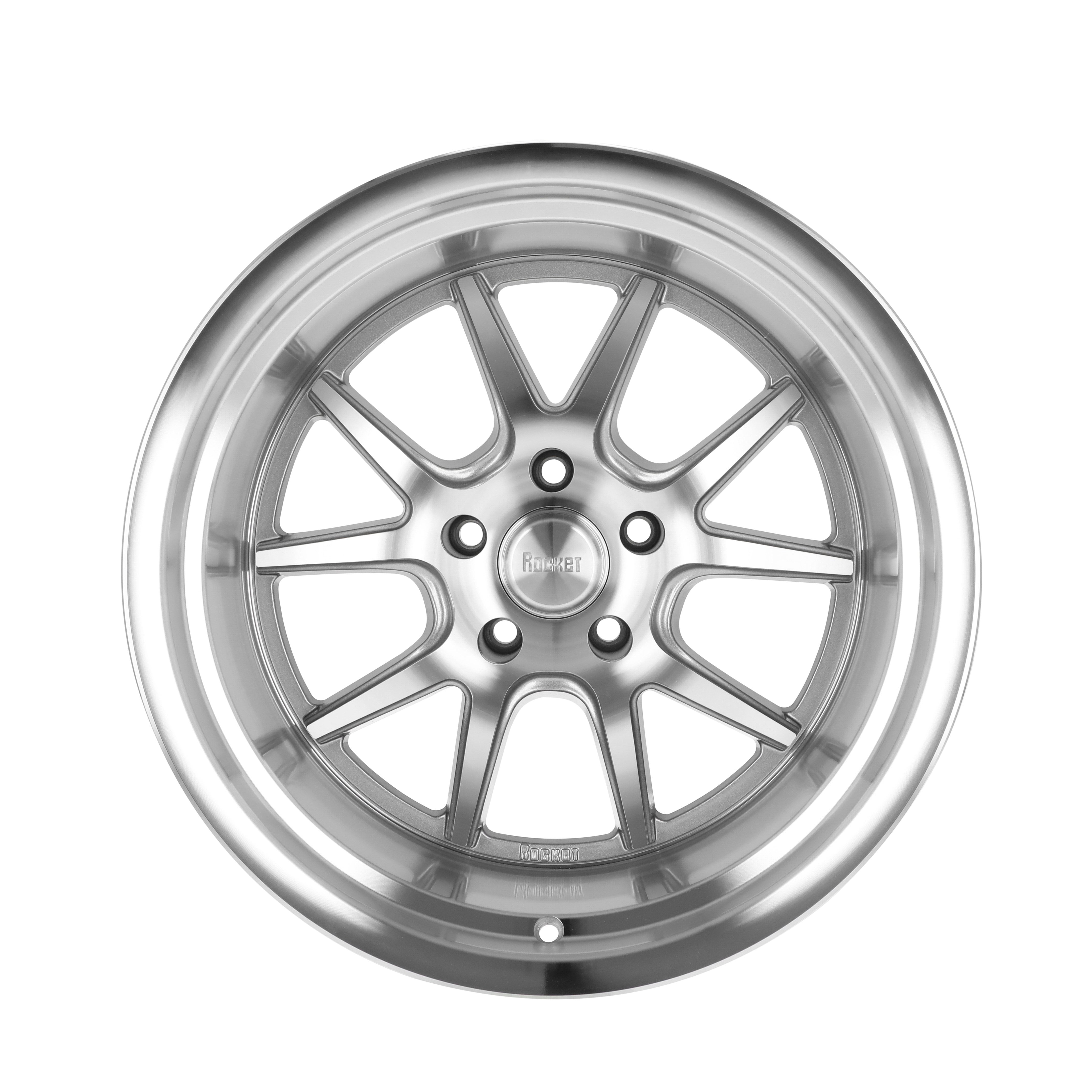 Rocket Racing Wheels TTR19-826155 18x12 Attack Machined 5x4.75 5.5 bs