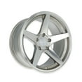 thumbnail image 1 of Rocket Racing Wheels TTR29-896550-C  Flare Series - Titanium/Machined, 1 of 4