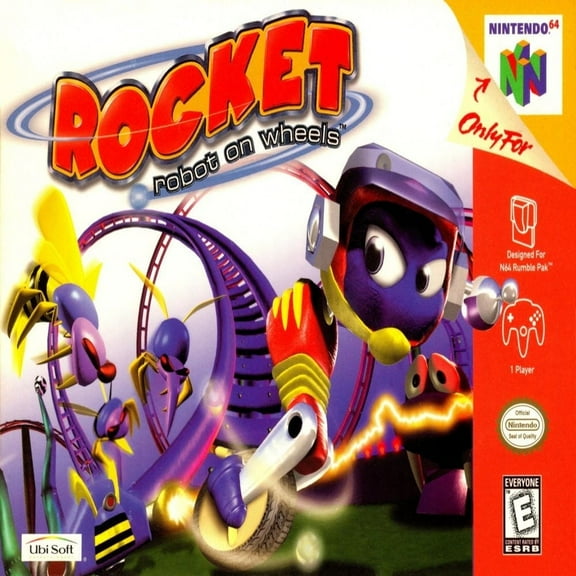 Rocket-Robot on Wheels - N64 Game Cartridge (US Version)