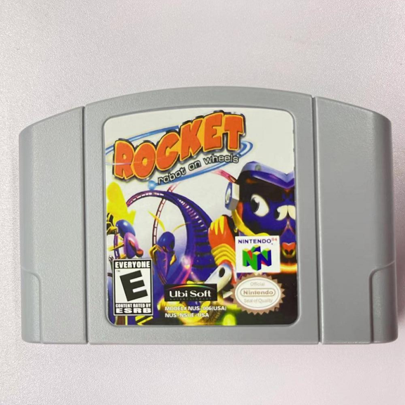 Rocket: Robot on Wheels N64 Game,US Version