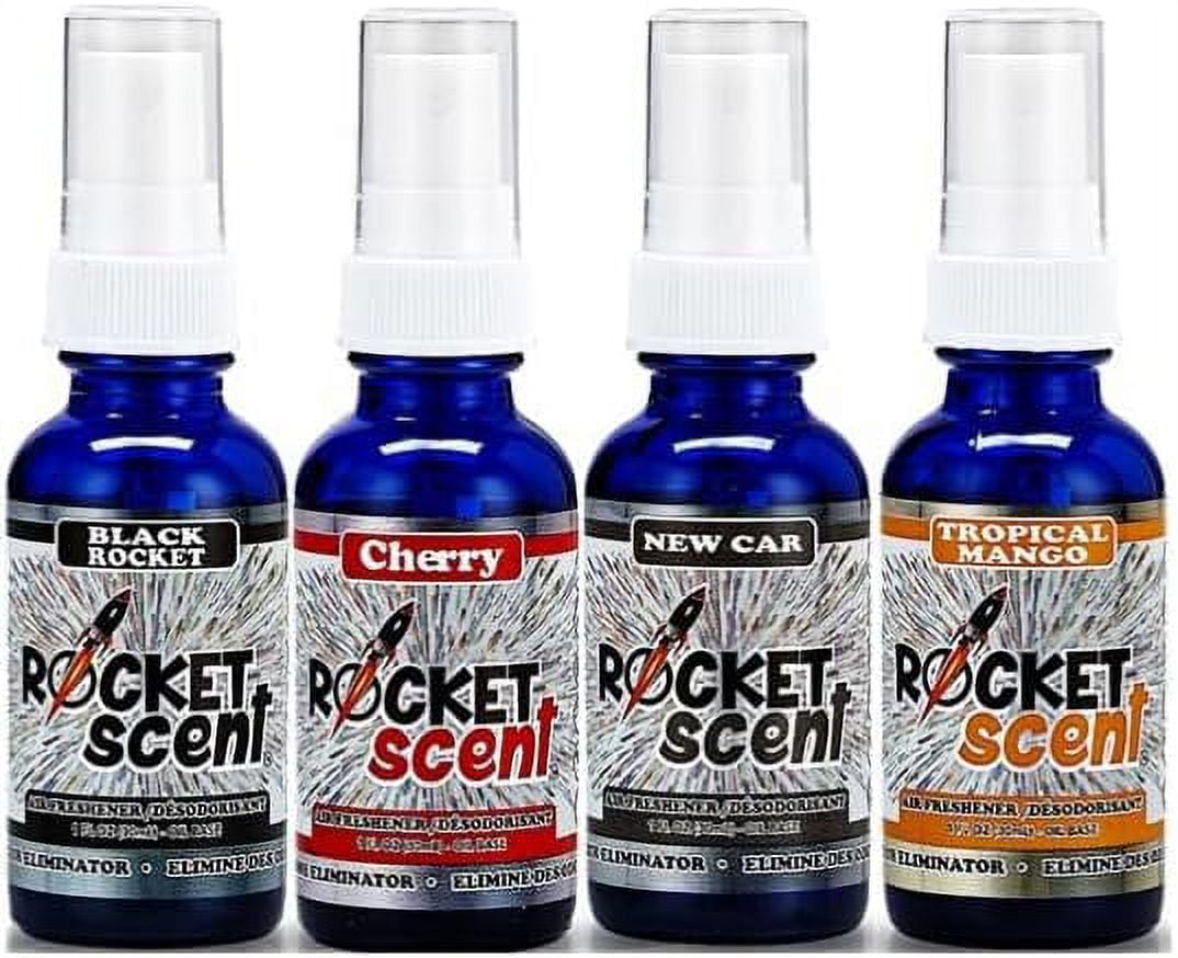 Rocket Scent Oil Air Fresheners + Odor & Smoke Eliminator + Home, Car