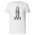 thumbnail image 1 of Rocket Schematics Space Ship Tee Men's -Image by Shutterstock, 1 of 4