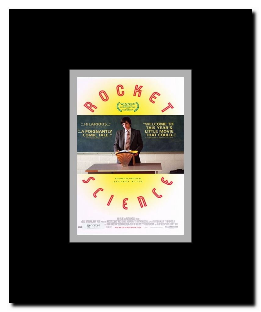 Rocket Science Framed Movie Poster