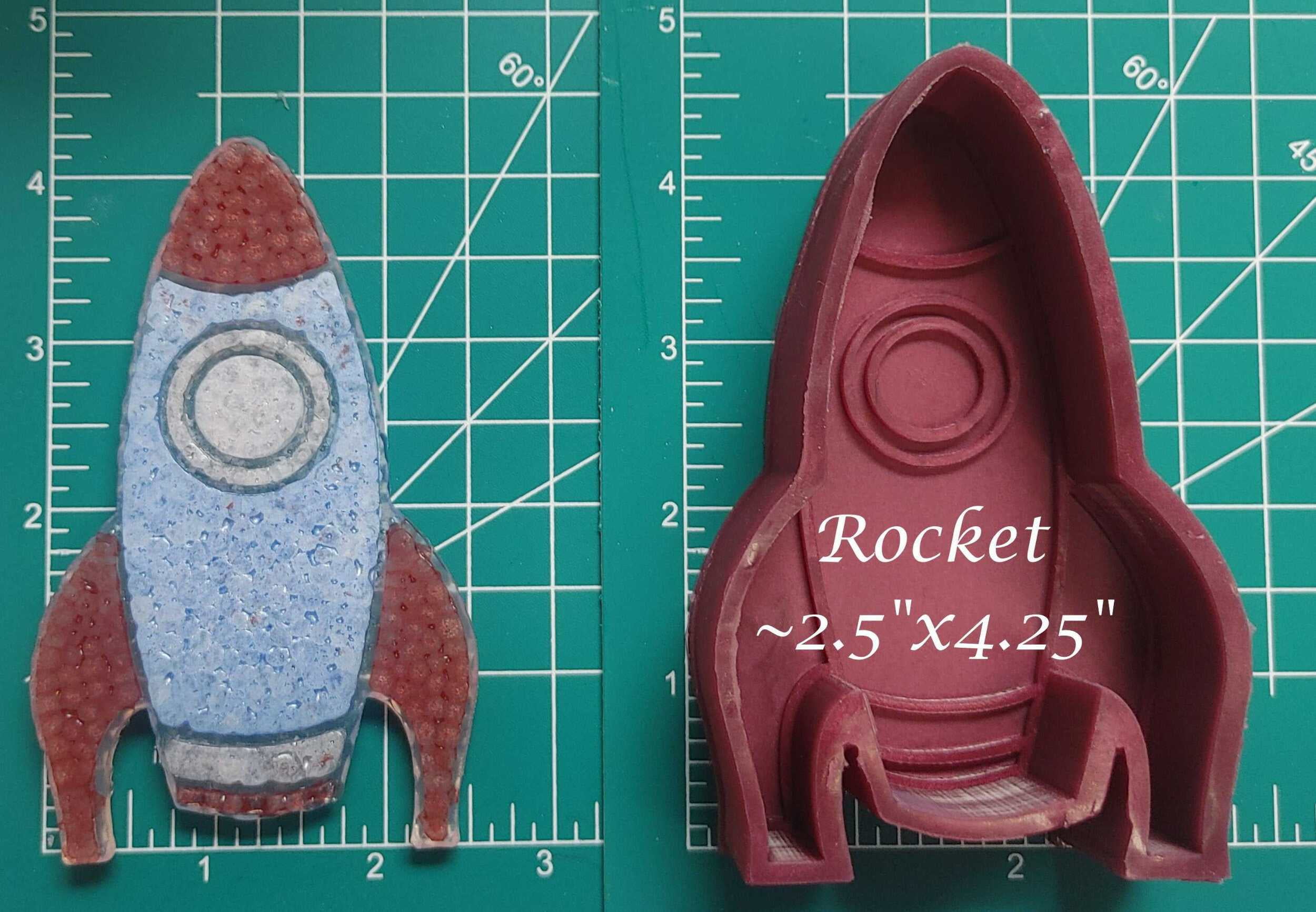 Rocket Silicone Freshie Mold