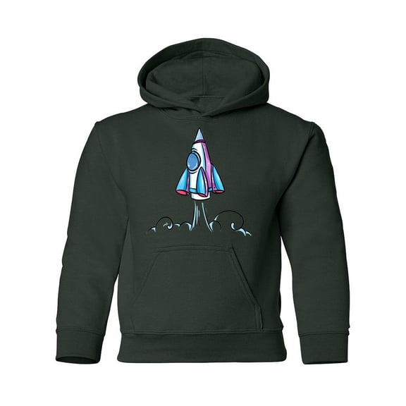 Rocket Space Flight    Hoodie Juniors -Image by Shutterstock,  Large