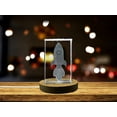 thumbnail image 1 of Rocket Space Ship 3D Engraved Crystal 3D Engraved Crystal Keepsake/Gift/Decor/Collectible/Souvenir, 1 of 6