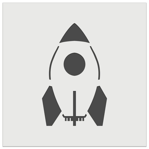 Rocket Space Ship DIY Cookie Wall Craft Stencil - 5.5 Inch