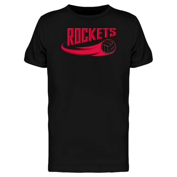 Rocket Volleyball Logo T-Shirt Men -Image by Shutterstock, Male Large