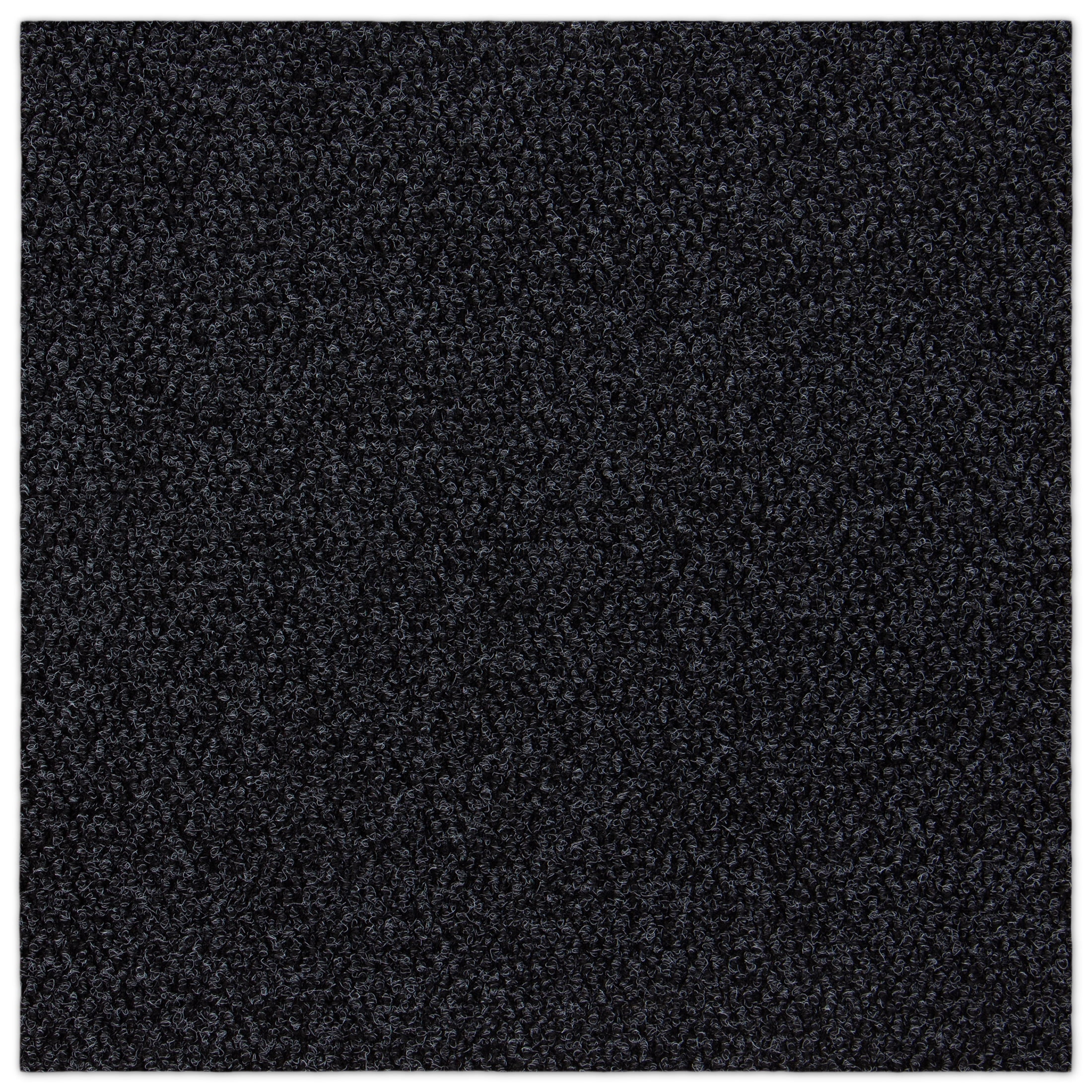 EAZY Floor Rocket Hobnail Black Residential 24 in. x 24 in. Peel and Stick Carpet Tile Square 48 Sq. ft. 12 Tiles Per Box