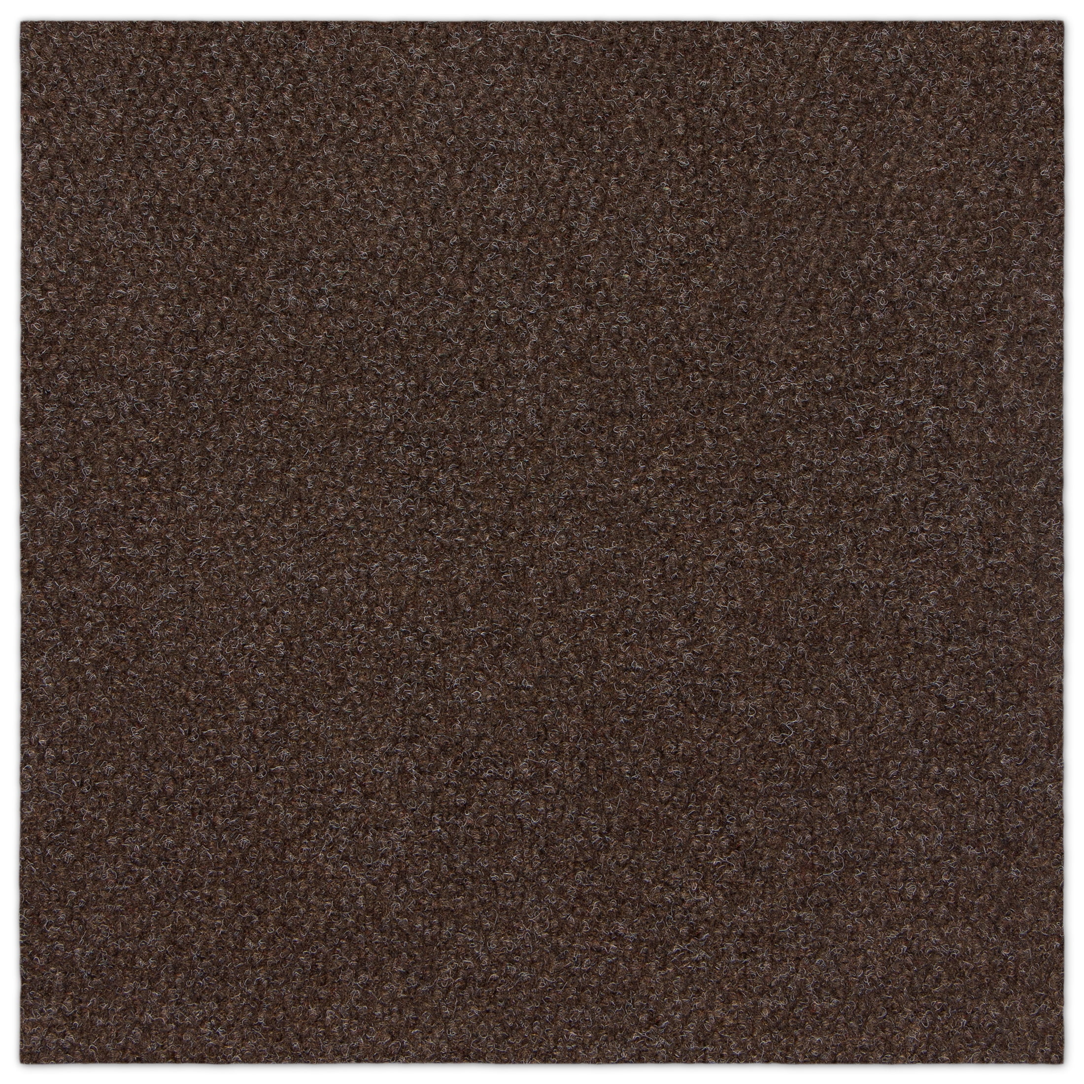 Rocket Hobnail Brown Residential 24 in. x 24 in. Peel and Stick Carpet Tile Square 48 Sq. ft. 12 Tiles Per Box