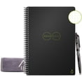 thumbnail image 1 of Rocketbook Core Digital Reusable Notebook - Black - Executive Size Eco-friendly Notebook (6" x 8.8") - 36 Dot-Grid Pages - Includes 1 Pen and Microfiber Cloth, 1 of 9