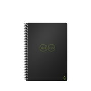 Rocketbook Core Executive Smart Notebook, Spiral-Bound, 36 Pages, Dot-Grid, Black