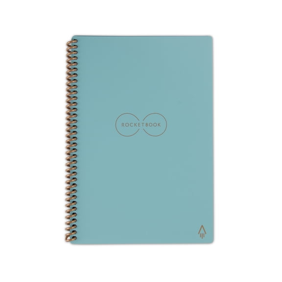 Rocketbook Core Smart Notebook, Dot-Grid, 36 Pages, 6"x8.8", Teal