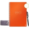 thumbnail image 1 of Rocketbook Core Digital Reusable Notebook - Orange - Executive Size Eco-friendly Notebook (6" x 8.8") - 36 Dot-Grid Pages - Includes 1 Pen and Microfiber Cloth, 1 of 9