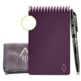 thumbnail image 1 of Rocketbook Dot-Grid Notepad with Pilot FriXion Pen, 3.5"" x 5.5"", Plum, 48 Pages, 1 of 2